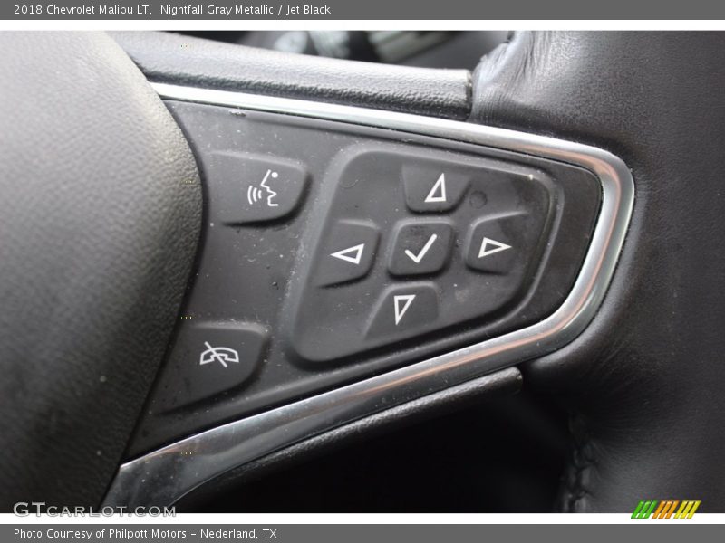 Nightfall Gray Metallic / Jet Black 2018 Chevrolet Malibu LT