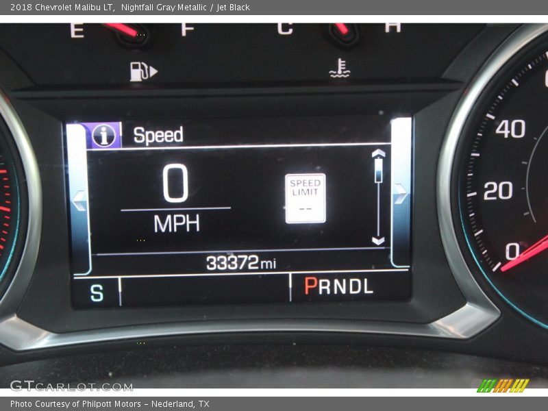 Nightfall Gray Metallic / Jet Black 2018 Chevrolet Malibu LT