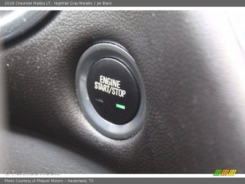 Nightfall Gray Metallic / Jet Black 2018 Chevrolet Malibu LT