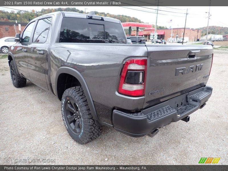 Granite Crystal Metallic / Black 2021 Ram 1500 Rebel Crew Cab 4x4