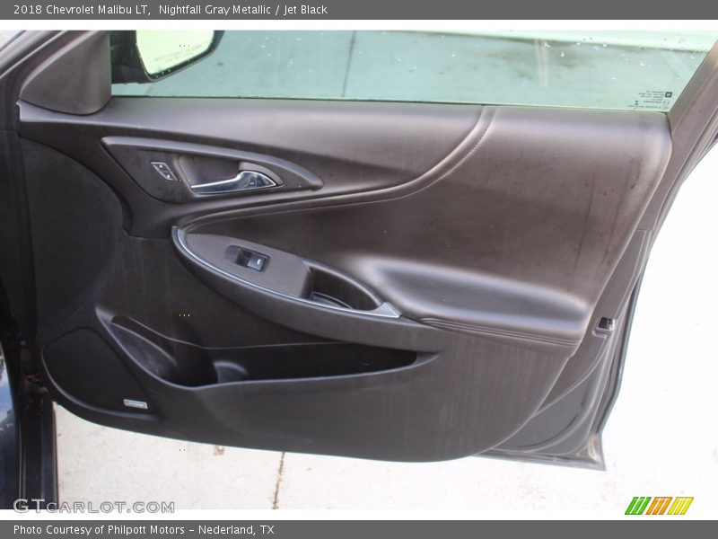 Nightfall Gray Metallic / Jet Black 2018 Chevrolet Malibu LT