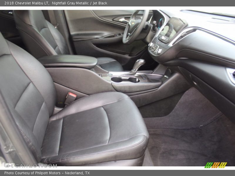 Nightfall Gray Metallic / Jet Black 2018 Chevrolet Malibu LT