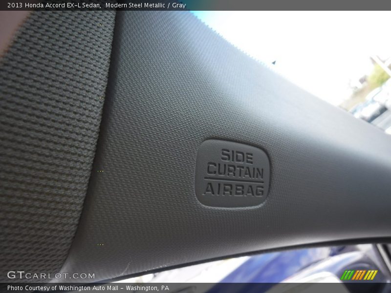 Modern Steel Metallic / Gray 2013 Honda Accord EX-L Sedan