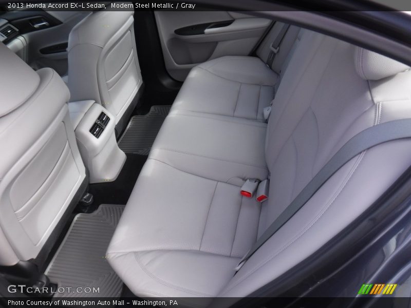 Modern Steel Metallic / Gray 2013 Honda Accord EX-L Sedan