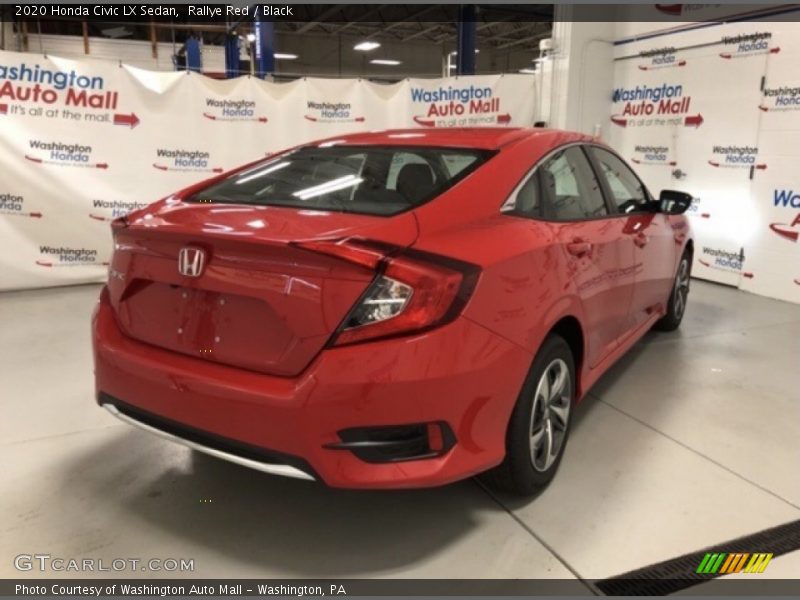 Rallye Red / Black 2020 Honda Civic LX Sedan