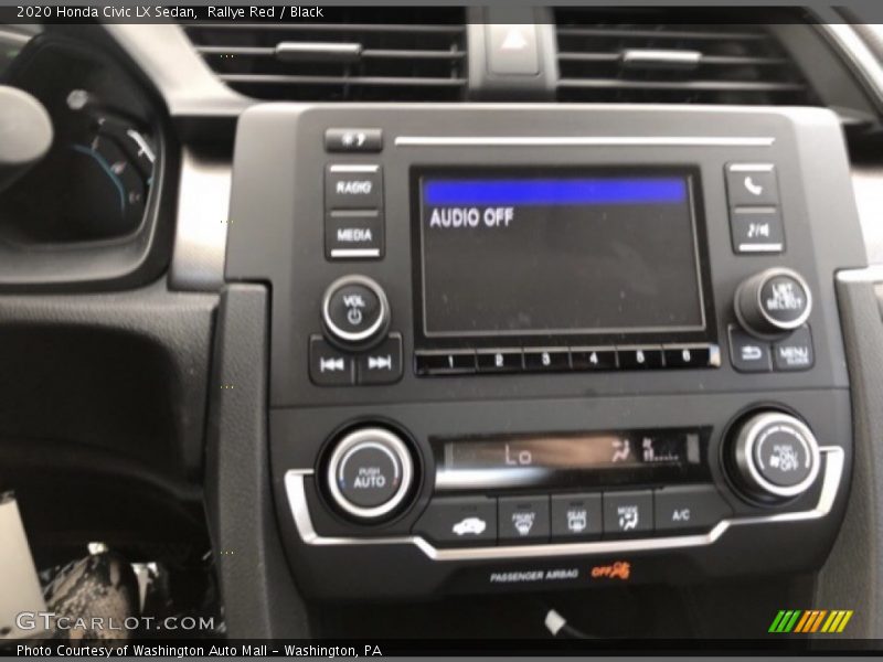 Rallye Red / Black 2020 Honda Civic LX Sedan