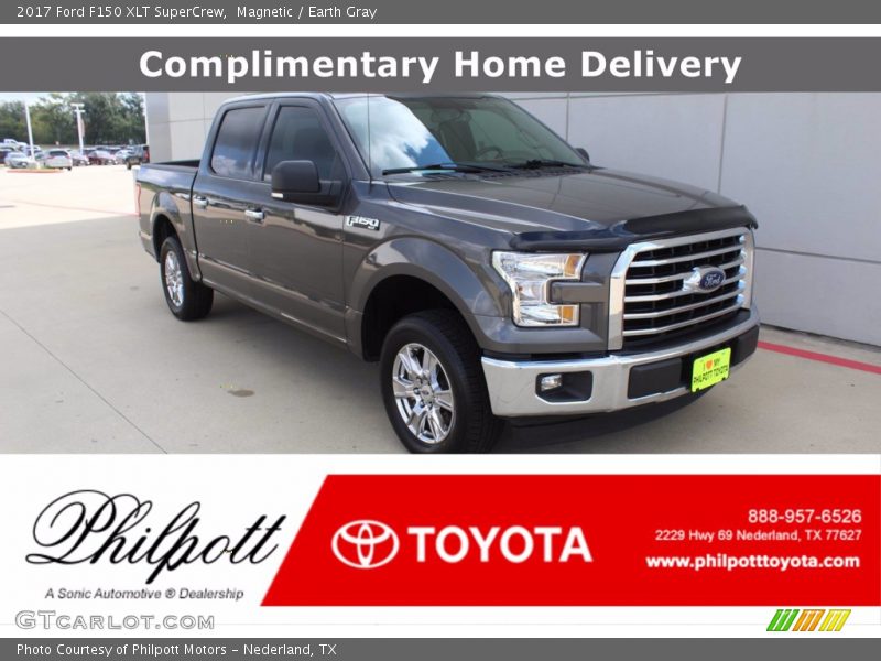Magnetic / Earth Gray 2017 Ford F150 XLT SuperCrew