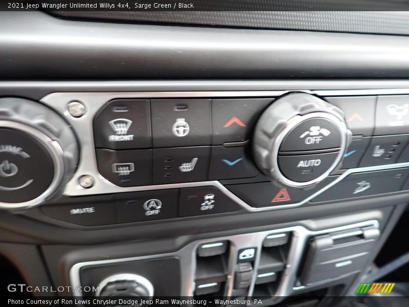 Sarge Green / Black 2021 Jeep Wrangler Unlimited Willys 4x4