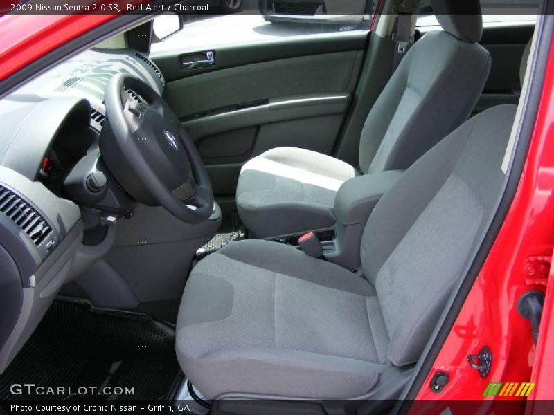 Red Alert / Charcoal 2009 Nissan Sentra 2.0 SR