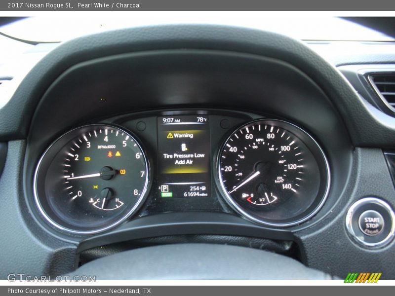 2017 Rogue SL SL Gauges