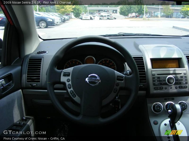 Red Alert / Charcoal 2009 Nissan Sentra 2.0 SR