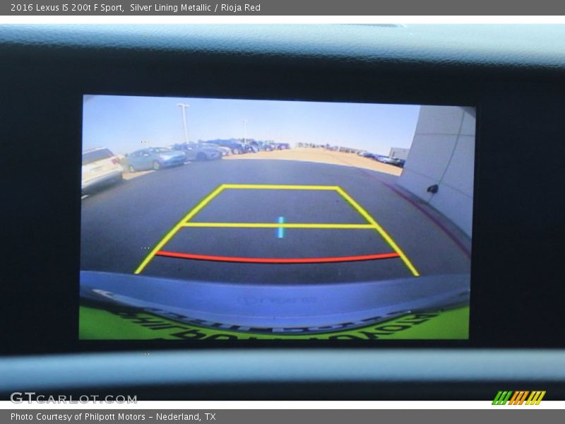 Silver Lining Metallic / Rioja Red 2016 Lexus IS 200t F Sport