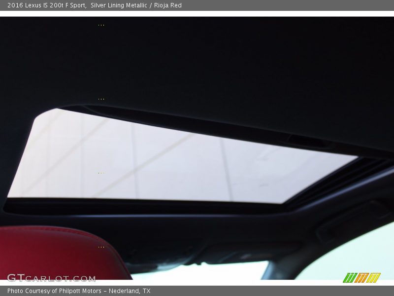 Silver Lining Metallic / Rioja Red 2016 Lexus IS 200t F Sport