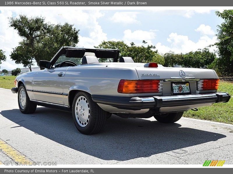  1986 SL Class 560 SL Roadster Smoke Silver Metallic