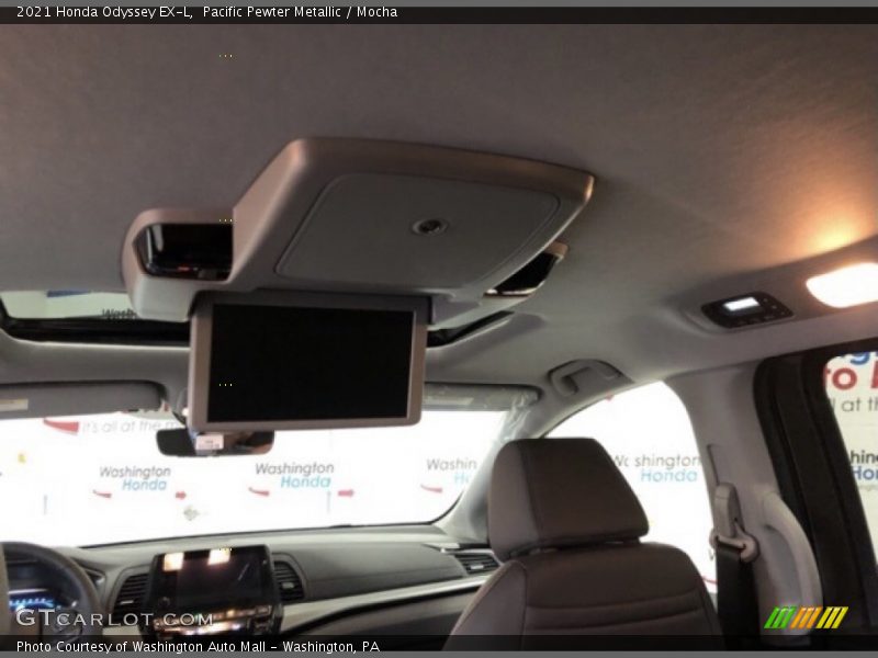 Pacific Pewter Metallic / Mocha 2021 Honda Odyssey EX-L