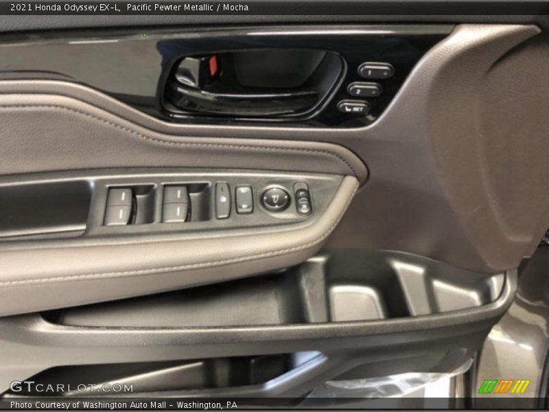 Pacific Pewter Metallic / Mocha 2021 Honda Odyssey EX-L