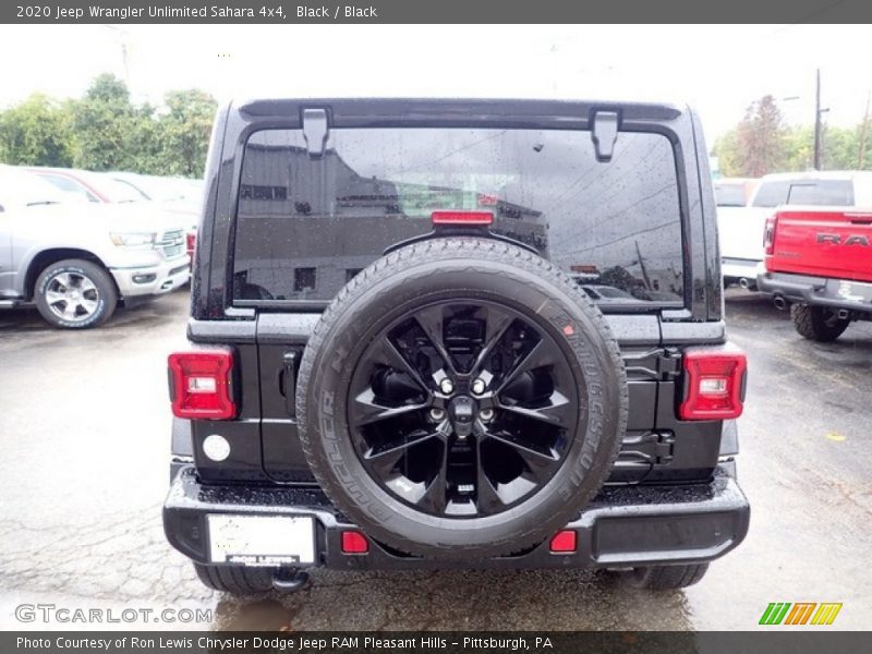 Black / Black 2020 Jeep Wrangler Unlimited Sahara 4x4