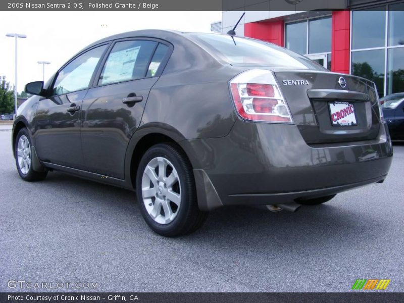 Polished Granite / Beige 2009 Nissan Sentra 2.0 S
