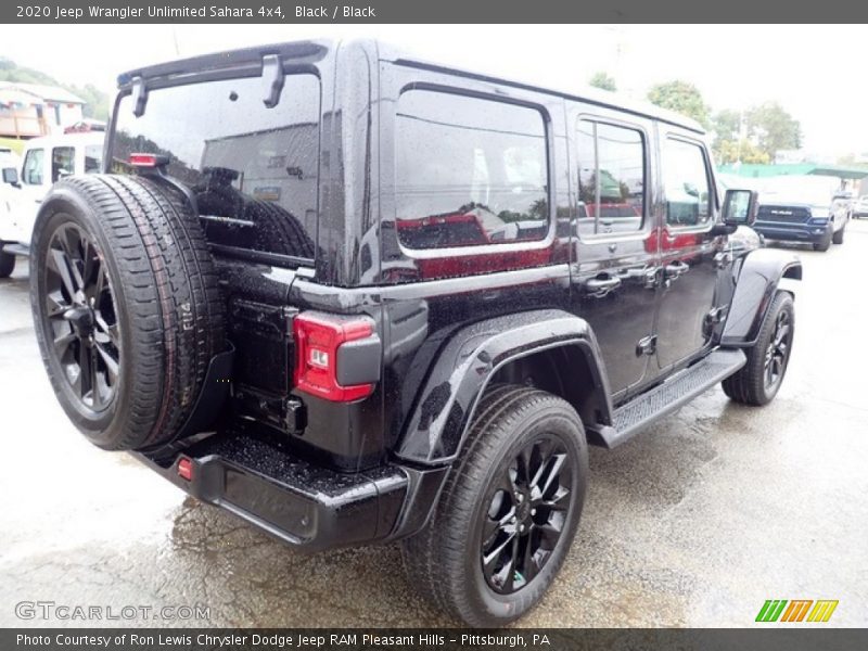 Black / Black 2020 Jeep Wrangler Unlimited Sahara 4x4