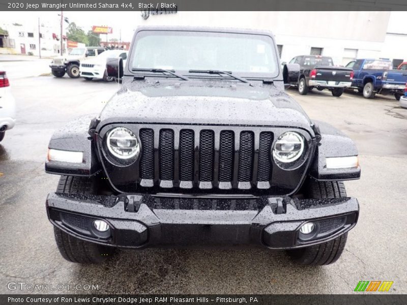 Black / Black 2020 Jeep Wrangler Unlimited Sahara 4x4