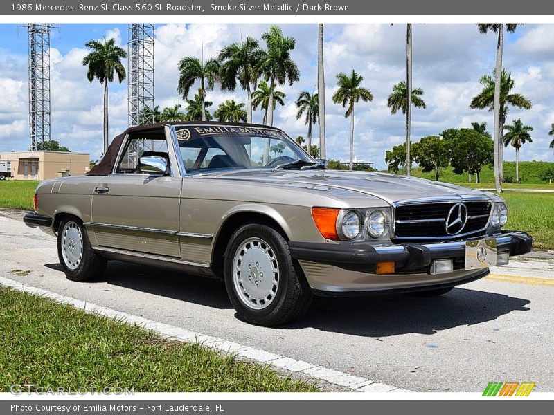  1986 SL Class 560 SL Roadster Smoke Silver Metallic