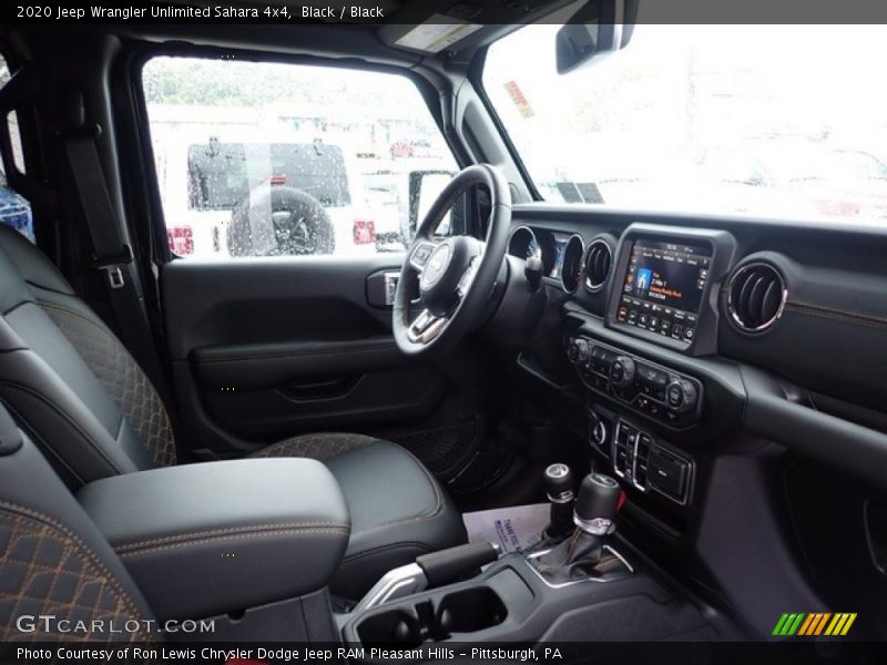 Black / Black 2020 Jeep Wrangler Unlimited Sahara 4x4
