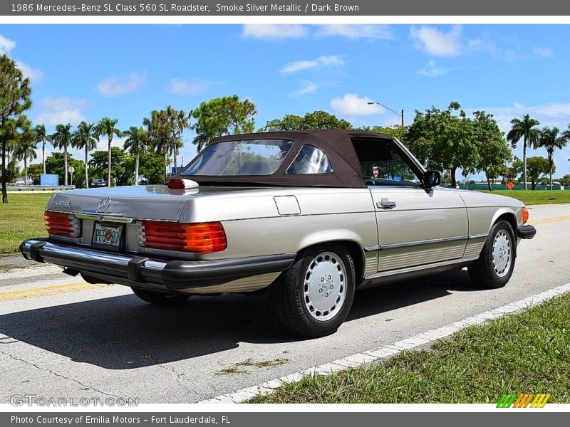  1986 SL Class 560 SL Roadster Smoke Silver Metallic