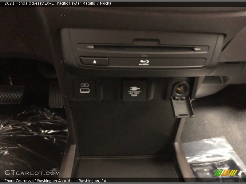 Pacific Pewter Metallic / Mocha 2021 Honda Odyssey EX-L