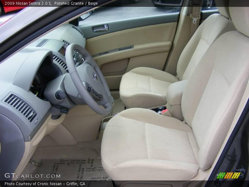 Polished Granite / Beige 2009 Nissan Sentra 2.0 S