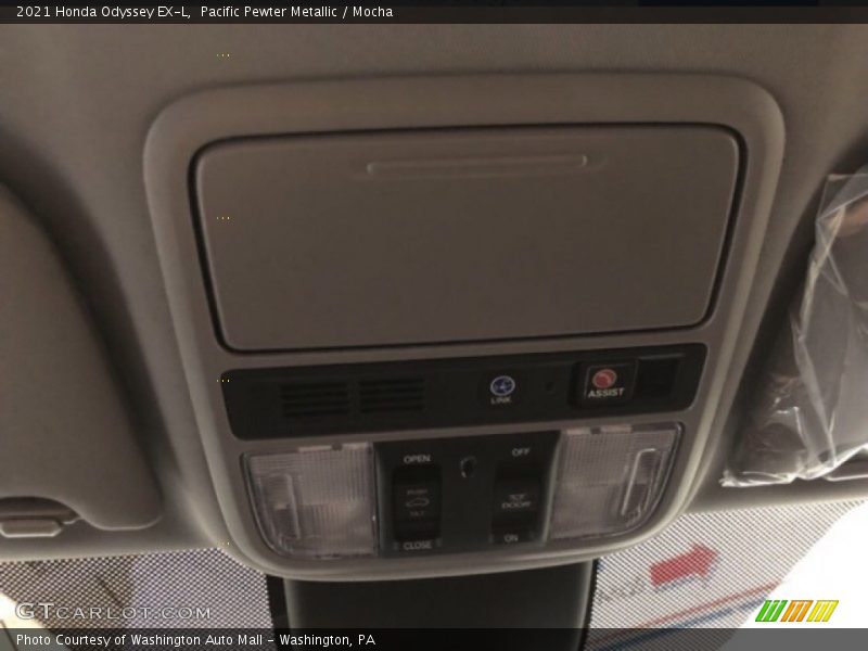 Pacific Pewter Metallic / Mocha 2021 Honda Odyssey EX-L