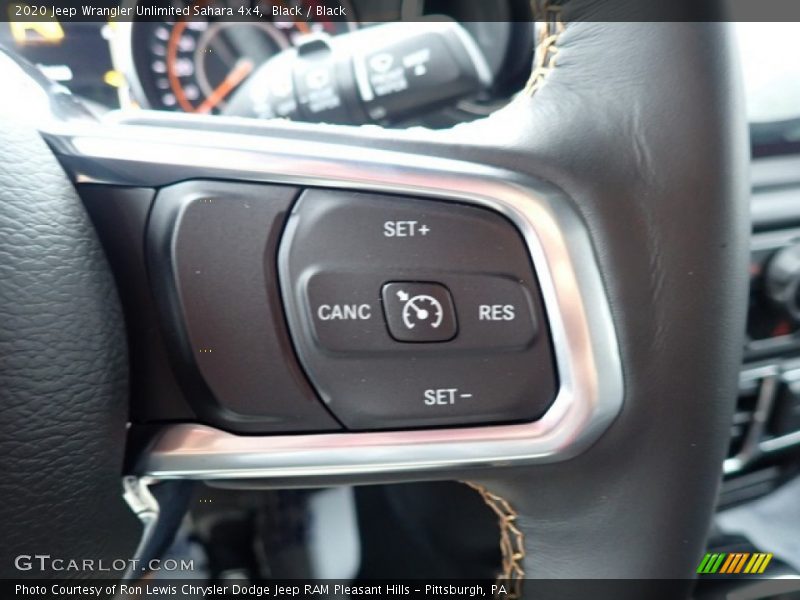 Black / Black 2020 Jeep Wrangler Unlimited Sahara 4x4
