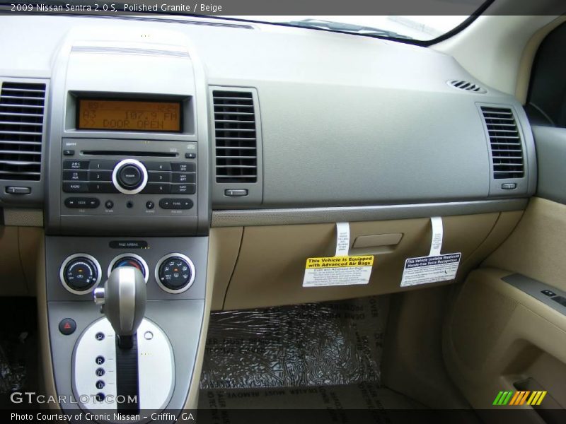 Polished Granite / Beige 2009 Nissan Sentra 2.0 S