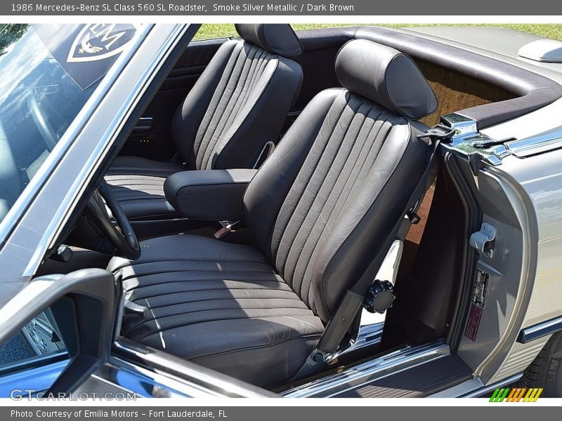 Front Seat of 1986 SL Class 560 SL Roadster