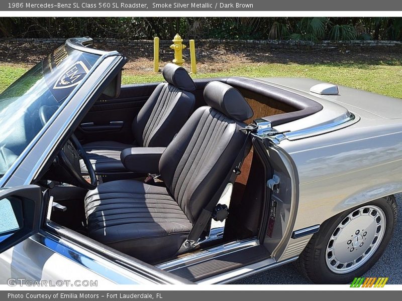 Front Seat of 1986 SL Class 560 SL Roadster