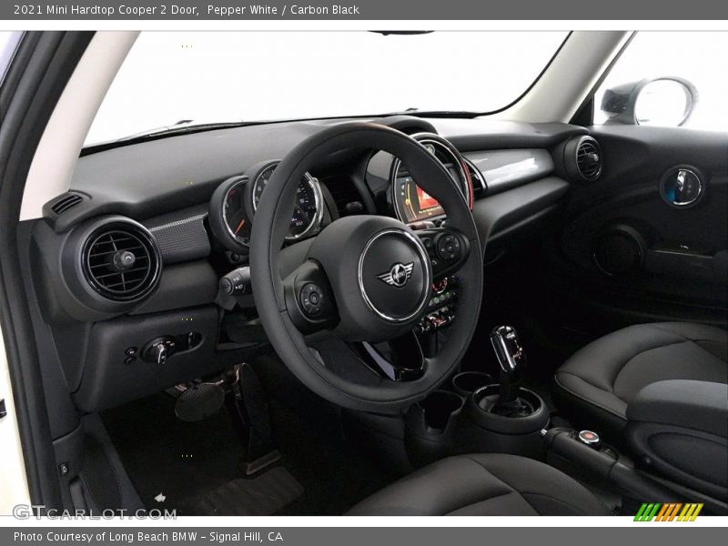 Pepper White / Carbon Black 2021 Mini Hardtop Cooper 2 Door