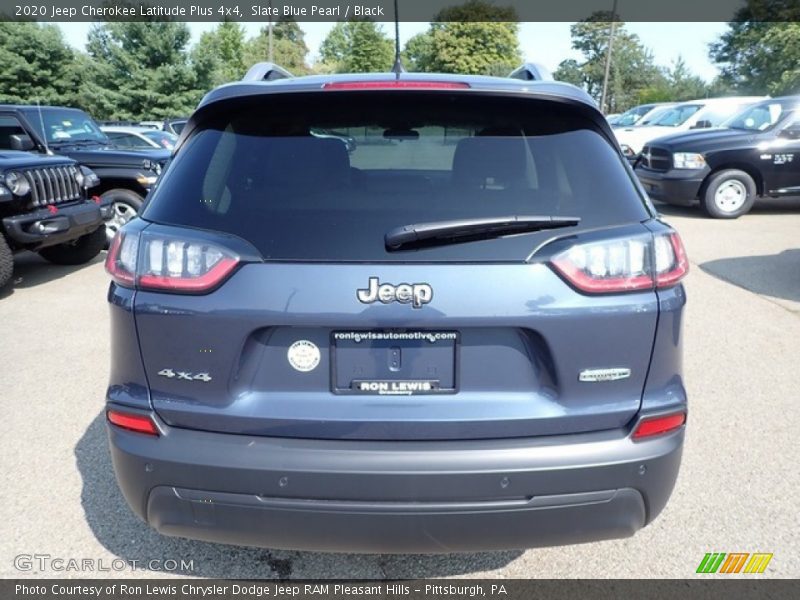 Slate Blue Pearl / Black 2020 Jeep Cherokee Latitude Plus 4x4