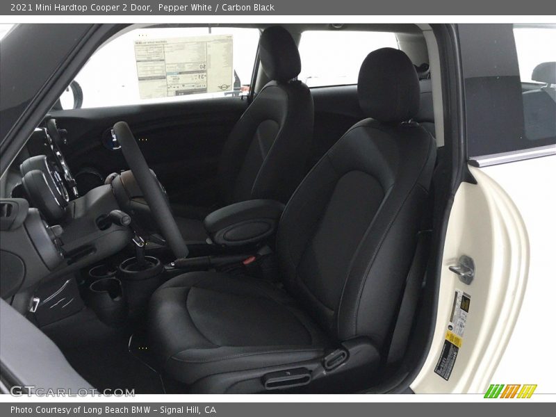 Pepper White / Carbon Black 2021 Mini Hardtop Cooper 2 Door