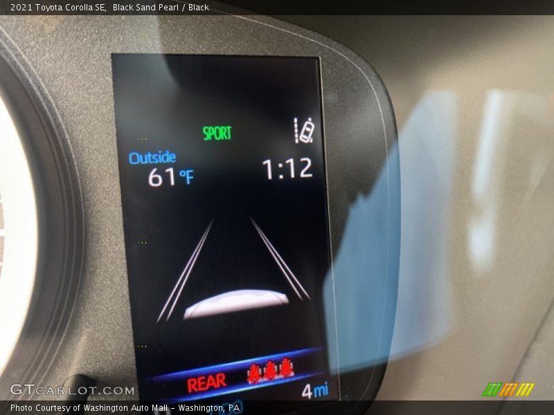 Black Sand Pearl / Black 2021 Toyota Corolla SE