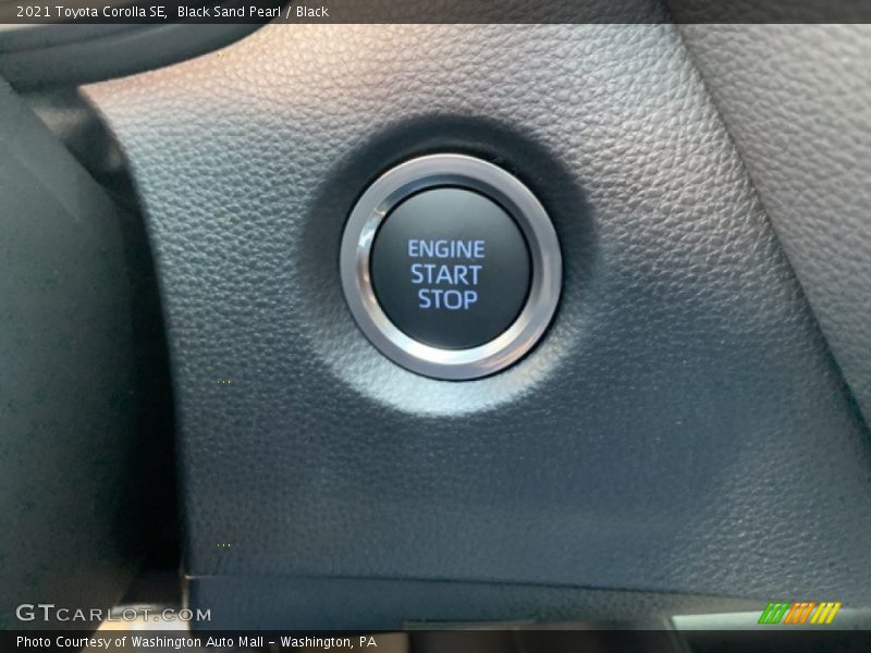 Black Sand Pearl / Black 2021 Toyota Corolla SE