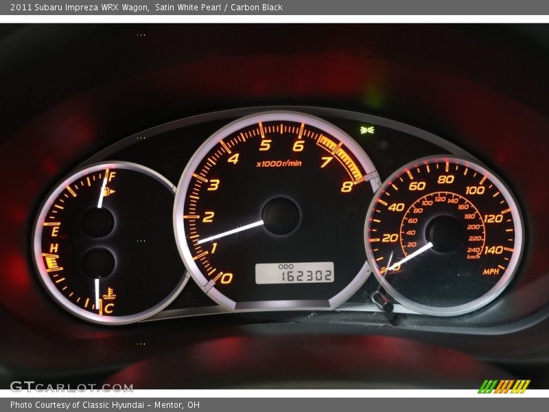 Satin White Pearl / Carbon Black 2011 Subaru Impreza WRX Wagon