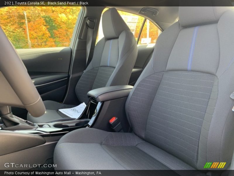 Front Seat of 2021 Corolla SE