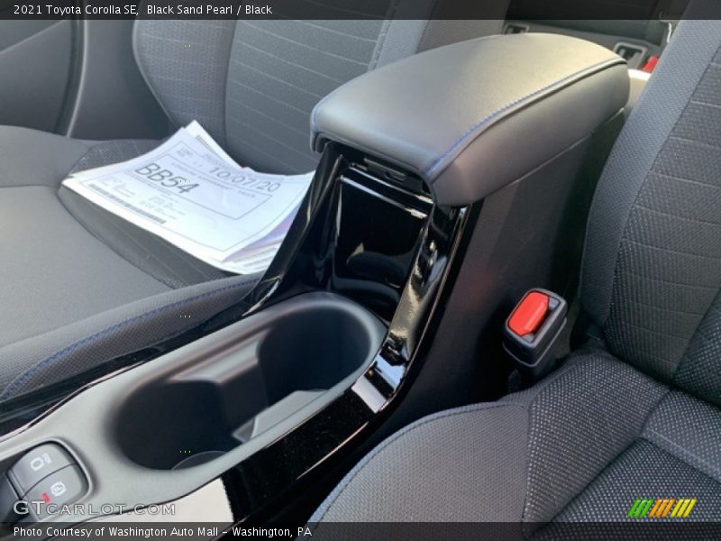 Black Sand Pearl / Black 2021 Toyota Corolla SE