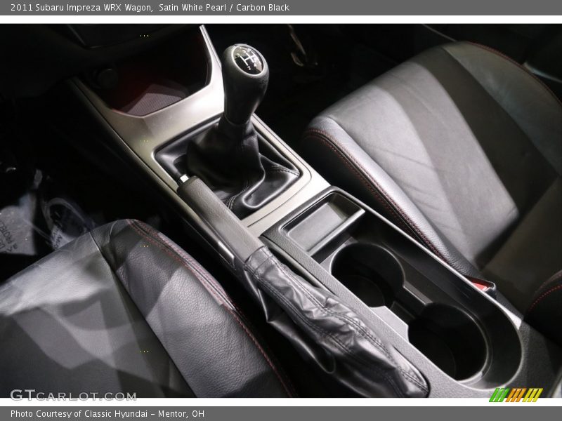Satin White Pearl / Carbon Black 2011 Subaru Impreza WRX Wagon