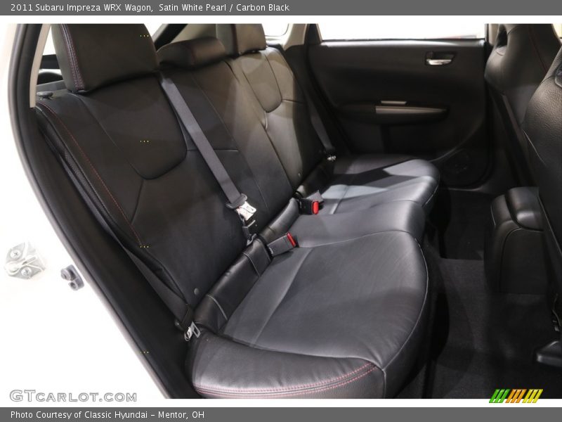 Satin White Pearl / Carbon Black 2011 Subaru Impreza WRX Wagon