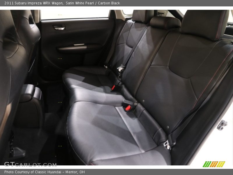 Satin White Pearl / Carbon Black 2011 Subaru Impreza WRX Wagon