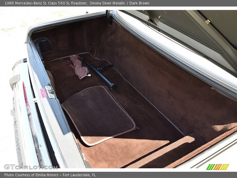 1986 SL Class 560 SL Roadster Trunk