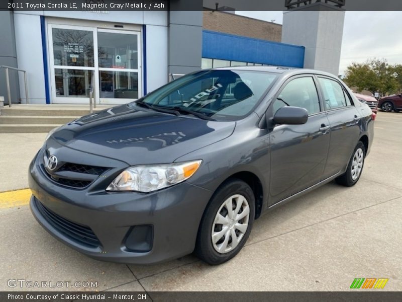 Magnetic Gray Metallic / Ash 2011 Toyota Corolla LE