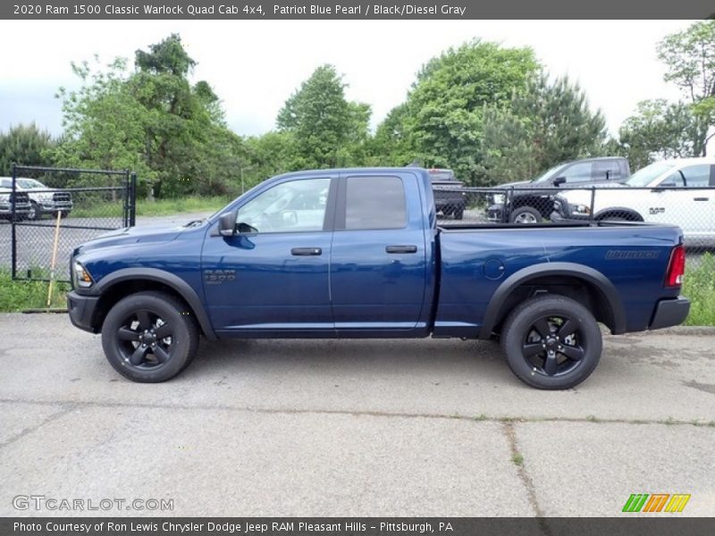  2020 1500 Classic Warlock Quad Cab 4x4 Patriot Blue Pearl