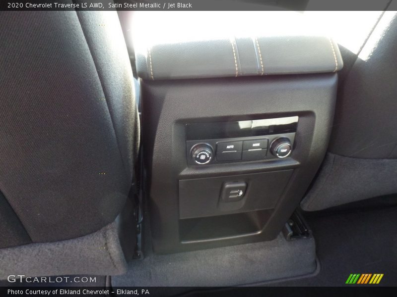 Satin Steel Metallic / Jet Black 2020 Chevrolet Traverse LS AWD