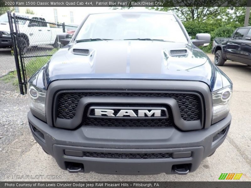 Patriot Blue Pearl / Black/Diesel Gray 2020 Ram 1500 Classic Warlock Quad Cab 4x4